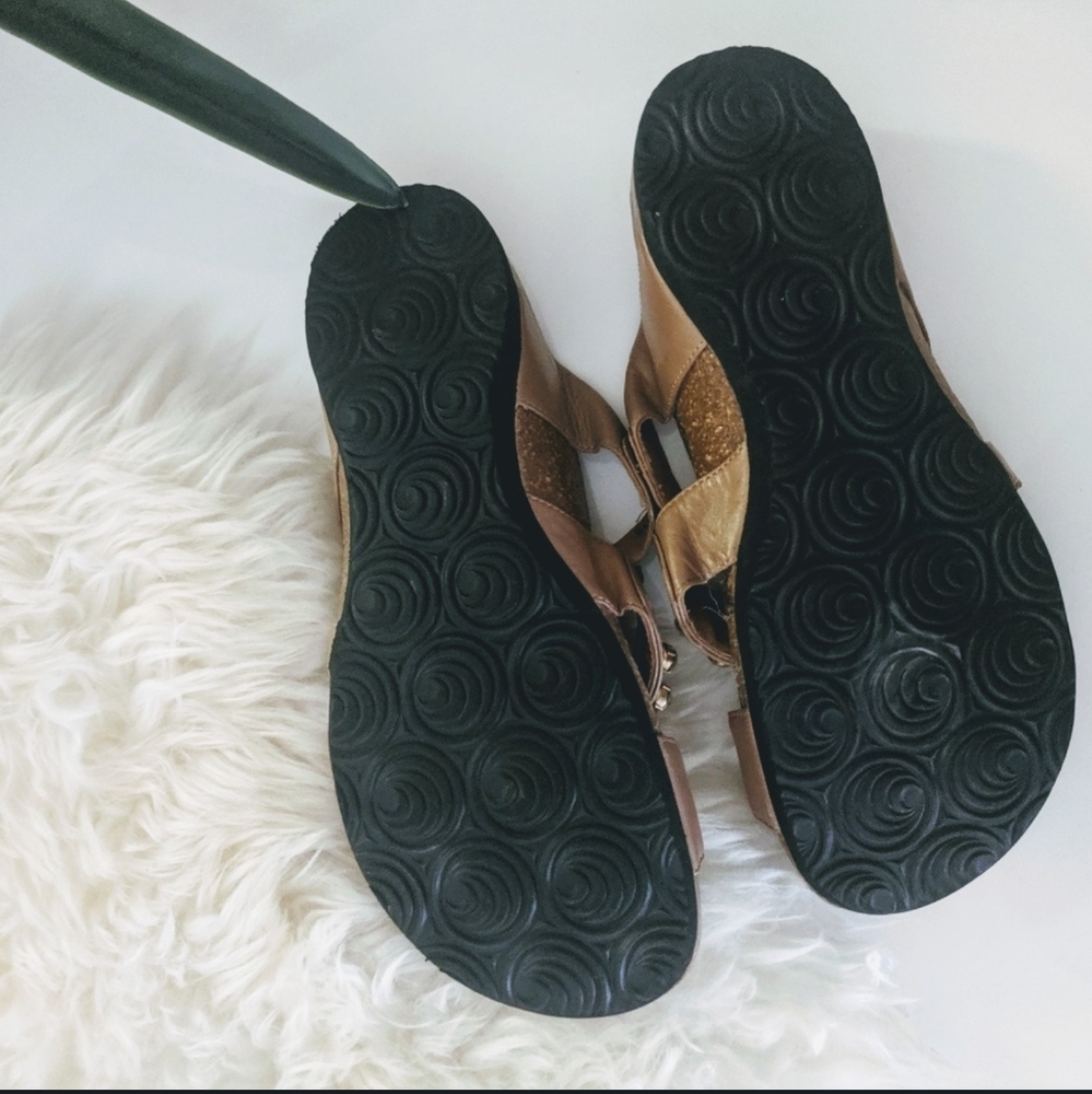 Festival Cork Comfort Sandals 8 39 Bling Vacation - Picture 2 of 8
